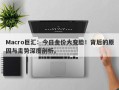 Macro巨汇：今日金价大变脸！背后的原因与走势深度剖析。