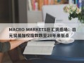 MACRO MARKETS巨汇洞悉场：日元贸易加权指数跌至20年来低点