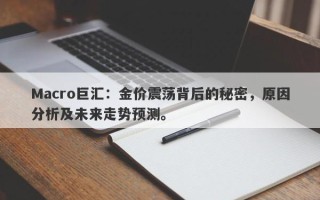 Macro巨汇：金价震荡背后的秘密，原因分析及未来走势预测。