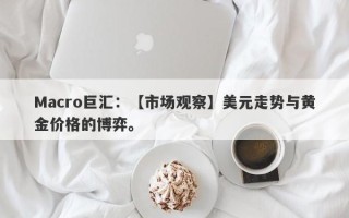 Macro巨汇：【市场观察】美元走势与黄金价格的博弈。