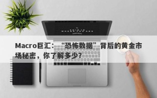 Macro巨汇：“恐怖数据”背后的黄金市场秘密，你了解多少？