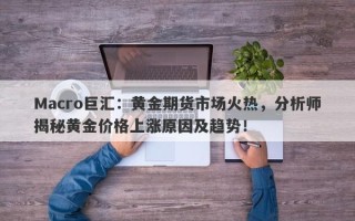 Macro巨汇：黄金期货市场火热，分析师揭秘黄金价格上涨原因及趋势！