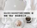 MACRO MARKETS巨汇洞悉场：超预期“降息”搅动债市汇市