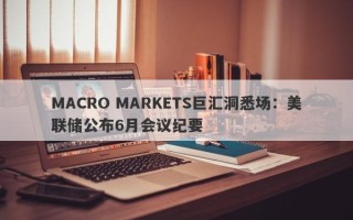 MACRO MARKETS巨汇洞悉场：美联储公布6月会议纪要