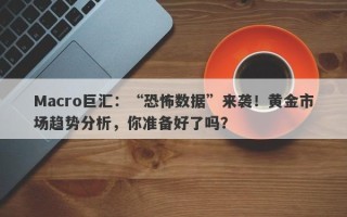 Macro巨汇：“恐怖数据”来袭！黄金市场趋势分析，你准备好了吗？