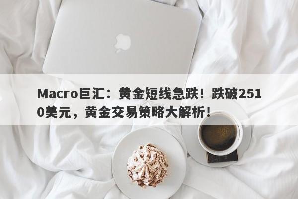 Macro巨汇：黄金短线急跌！跌破2510美元，黄金交易策略大解析！-第1张图片-Macro Markets巨汇