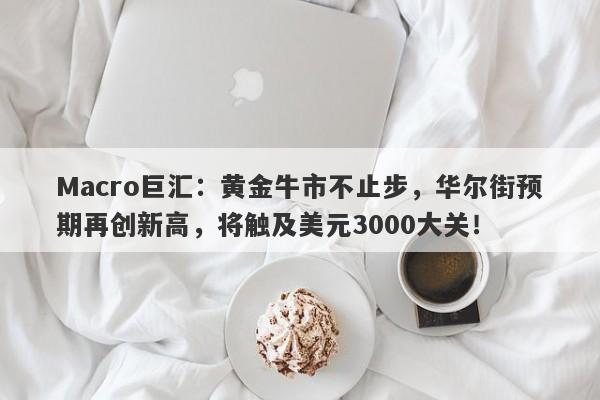 Macro巨汇：黄金牛市不止步，华尔街预期再创新高，将触及美元3000大关！-第1张图片-Macro Markets巨汇