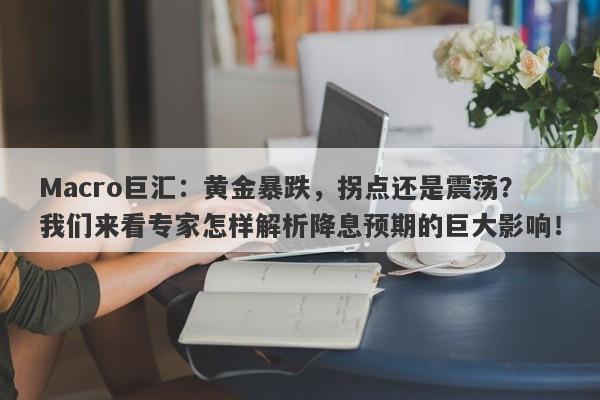 Macro巨汇：黄金暴跌，拐点还是震荡？我们来看专家怎样解析降息预期的巨大影响！-第1张图片-Macro Markets巨汇