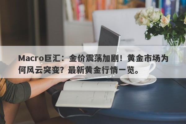 Macro巨汇：金价震荡加剧！黄金市场为何风云突变？最新黄金行情一览。-第1张图片-Macro Markets巨汇