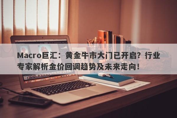 Macro巨汇：黄金牛市大门已开启？行业专家解析金价回调趋势及未来走向！-第1张图片-Macro Markets巨汇