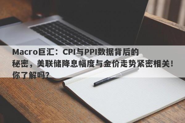 Macro巨汇：CPI与PPI数据背后的秘密，美联储降息幅度与金价走势紧密相关！你了解吗？-第1张图片-Macro Markets巨汇