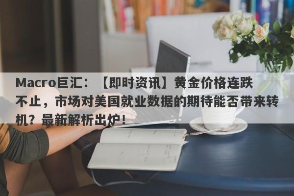 Macro巨汇：【即时资讯】黄金价格连跌不止，市场对美国就业数据的期待能否带来转机？最新解析出炉！-第1张图片-Macro Markets巨汇