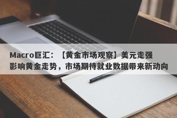 Macro巨汇：【黄金市场观察】美元走强影响黄金走势，市场期待就业数据带来新动向-第1张图片-Macro Markets巨汇