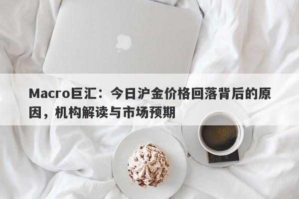 Macro巨汇：今日沪金价格回落背后的原因，机构解读与市场预期-第1张图片-Macro Markets巨汇